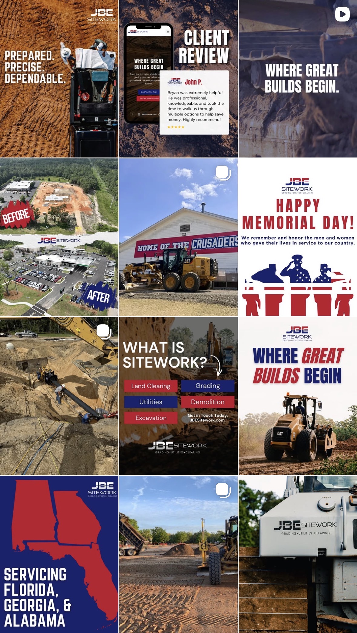 @jbe_sitework_llc Instagram feed